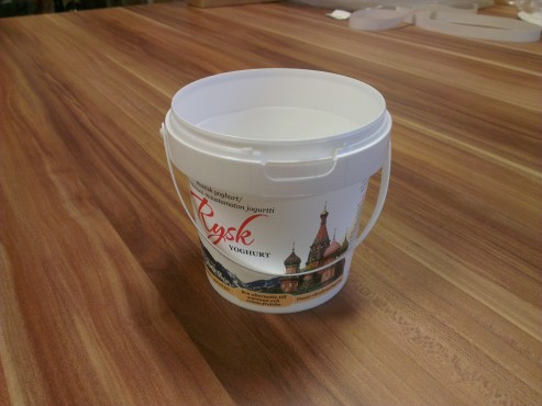 Bakje gemonteerd