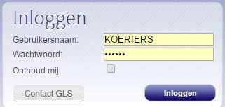 GLS_inloggen