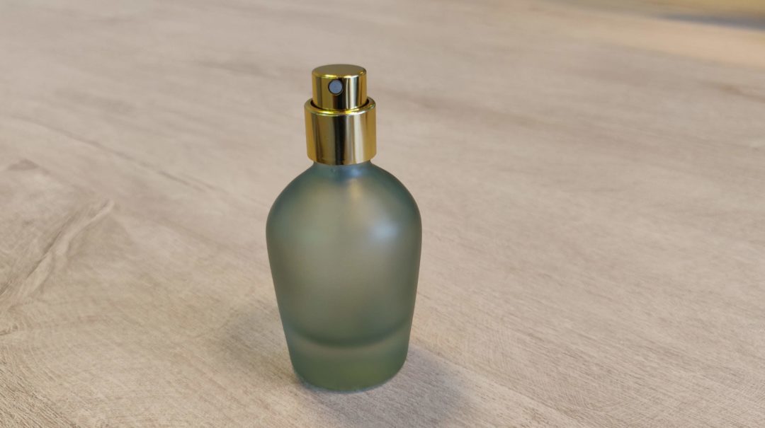 PI0104 | 9001028 t/m 9001031 Talisman bottle 30ml Diptude cut+spray assembled